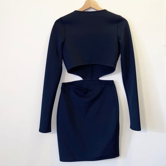 Navy Long sleeve dress - Picture 2 of 2